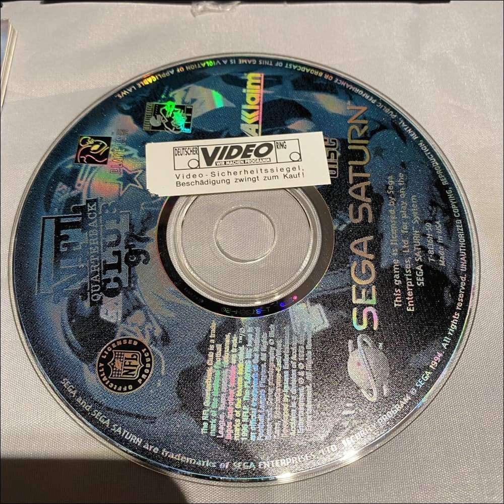 Buy NFL quarterback club 97 Sega saturn game complete -@ 8BitBeyond Buy NFL quarterback club 97 Sega saturn game complete -@ 8BitBeyond